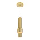 CWI Lighting Lena 1390P5-1-602 9W Satin Gold LED Mini Pendant