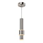 CWI Lighting Lena 1390P5-1-606 9W Satin Nickel LED Mini Pendant