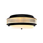 CWI Lighting 1567C18-4-101 4-Lights 240W Black Flush Mount