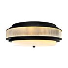 CWI Lighting 1567C22-5-101 5-Lights 300W Black Flush Mount