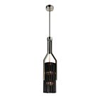 CWI Lighting Fermont 1583P8-6-612 7-Lights 42W Stain Nickel/Pearl Black Mini Pendant