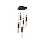 CWI Lighting 1586P12-5-101 Valira 50W Black LED Pendant