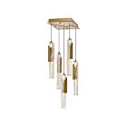 CWI Lighting 1586P12-5-624 Valira 50W Brass LED Pendant