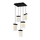 CWI Lighting Lava 1587P12-5-101 Black 55W LED Pendant