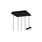 CWI Lighting Lava 1587P12-5-101 Black 55W LED Pendant