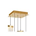 CWI Lighting Lava 1587P12-5-624 Brass 55W LED Pendant