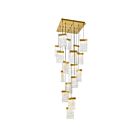 CWI Lighting Lava 1587P24-17-624 Brass 190W Chandelier