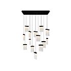 CWI Lighting Lava 1587P48-14-101-RC Black 150W Chandelier
