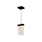 CWI Lighting Lava 1587P6-1-101 Black 10W LED Pendant
