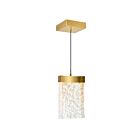 CWI Lighting Lava 1587P6-1-624 Brass 10W LED Pendant