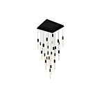 CWI Lighting Greta 1589P28-25-101 Black 110W Chandelier