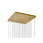 CWI Lighting Greta 1589P28-25-624 Brass 110W Chandelier