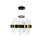 CWI Lighting Aya 1592P18-612 35W Black LED Chandelier