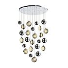 CWI Lighting Salvador 1673P24-13-613 26W Polished Nickel LED Chandelier