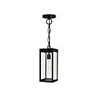 CWI Lighting 1695P7-1-101 1-Light 60W Black Outdoor Ceiling Light
