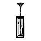 CWI Lighting 1695P8-4-101 4-Lights 240W Black Outdoor Ceiling Light