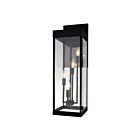 CWI Lighting Windsror 1695W8-4-101 4-Lights 240W Black Outdoor Wall Light