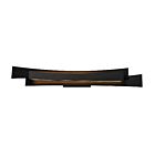 CWI Lighting Candora 1698W36-101 Black 18W LED Vanity Light