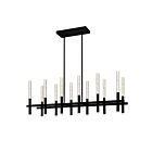 CWI Lighting Dragonswatch 1703P48-12-101-RC Black 45W Chandelier