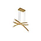 CWI Lighting 1710P50-3-624 72W Brass LED Chandelier