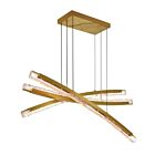 CWI Lighting 1710P50-3-624 72W Brass LED Chandelier
