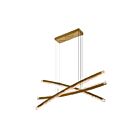 CWI Lighting 1710P70-3-624 108W Brass LED Chandelier