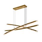 CWI Lighting 1710P70-3-624 108W Brass LED Chandelier