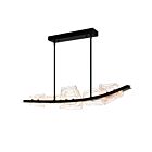 CWI Lighting 1711P50-5-101 Arcus 50W 50" Black Chandelier CCT Selectable