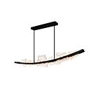 CWI Lighting 1711P70-7-101 Arcus 62W 70" Black Chandelier CCT Selectable