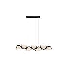 CWI Lighting 1715P54-7-101 36W Black LED Chandelier