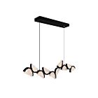 CWI Lighting 1715P70-10-101 45W Black LED Chandelier