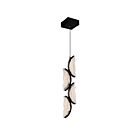 CWI Lighting 1715P8-4-101 24W Black LED Pendant