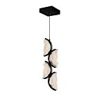CWI Lighting 1715P8-4-101 24W Black LED Pendant