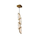 CWI Lighting 1715P8-4-624 24W Brass LED Pendant