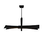 CWI Lighting 1717P50-101 30W Black LED Chandelier