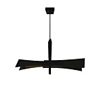 CWI Lighting 1717P72-101 45W Black LED Chandelier