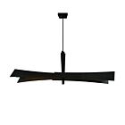 CWI Lighting 1717P72-101 45W Black LED Chandelier