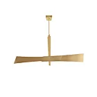 CWI Lighting 1717P72-624 45W Brass LED Chandelier