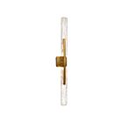CWI Lighting 1725W36-2-624 Curva 16W 36" Brass LED Vanity Light CCT Selectable