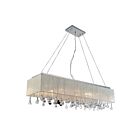 CWI Lighting Water Drop 5005P48C(W-C) Chrome 17 Lights 680W Chandelier