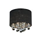 CWI Lighting Water Drop 5006C10C-R (B) Chrome 4 Lights 160W Flush Mount