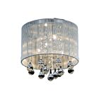 CWI Lighting Water Drop 5006C10C-R (S) Chrome 4 Lights 160W Flush Mount