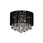 CWI Lighting Water Drop 5006C14C-R (B) Chrome 6 Lights 240W Flush Mount