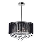 CWI Lighting Water Drop 5006P18C-R(B) Chrome 6 Lights 240W Chandelier