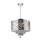 CWI Lighting Eternity 5008P16ST-R Chrome 6 Lights 240W Chandelier
