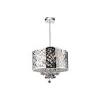 CWI Lighting Eternity 5008P16ST-R Chrome 6 Lights 240W Chandelier