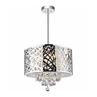 CWI Lighting Eternity 5008P16ST-R Chrome 6 Lights 240W Chandelier