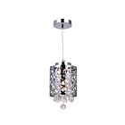 CWI Lighting Eternity 5008P6ST Chrome 1 Light 40W Pendant