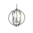 CWI Lighting Abia 5025P10C-3 Chrome 3 Lights 180W Pendant