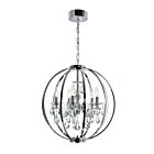 CWI Lighting Abia 5025P22C-5 Chrome 5 Lights 300W Chandelier